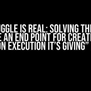 The Struggle is Real: Solving the “I Tried to Make an End Point for Create_Admin but on Execution it’s Giving” Issue